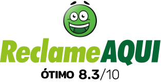 Reclame AQUI com nota ótima 8.3 de 10